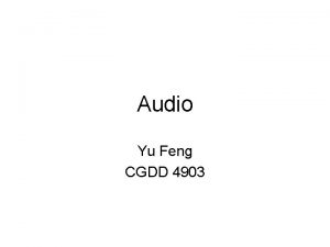 Audio Yu Feng CGDD 4903 Review 1 Set
