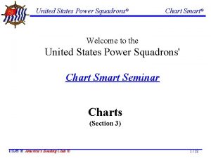 United States Power Squadrons Chart Smart Welcome to