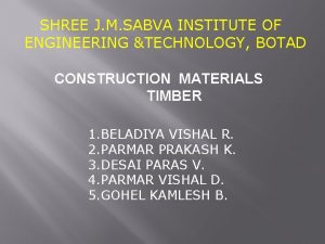 SHREE J M SABVA INSTITUTE OF ENGINEERING TECHNOLOGY