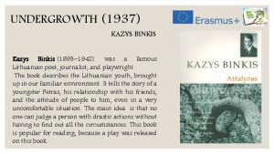 UNDERGROWTH 1937 KAZYS BINKIS Kazys Binkis 1893 1942