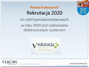 Powiat Krotoszyski Rekrutacja 2020 do szk ponadpodstawowych w