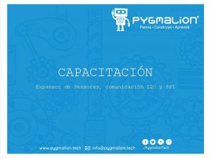 CAPACITACIN Expansor de Sensores comunicacin I 2 C