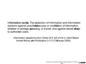 Principles of Computer System Design Saltzer Kaashoek 2009