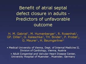 Benefit of atrial septal defect closure in adults