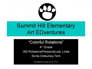 Summit Hill Elementary Art EDventures Colorful Rotations 4