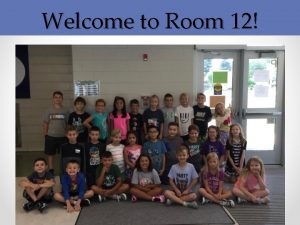 Welcome to Room 12 Haines School Expectation Night