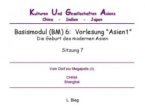 Kulturen Und Gesellschaften Asiens China Indien Japan Basismodul