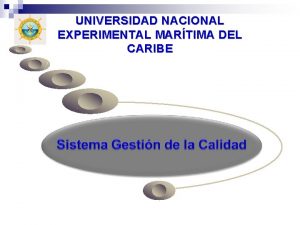 UNIVERSIDAD NACIONAL EXPERIMENTAL MARTIMA DEL CARIBE D escripcin