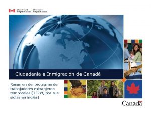 Ciudadana e Inmigracin de Canad Resumen del programa