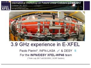 International Workshop on Future Linear Colliders LCWS 2017