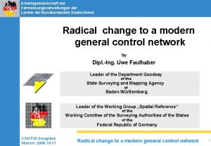 Arbeitsgemeinschaft der Vermessungsverwaltungen der Lnder Bundesrepublik Deutschland Radical