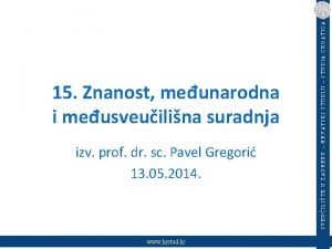 izv prof dr sc Pavel Gregori 13 05