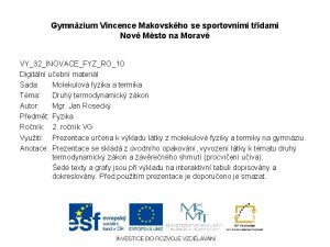 Gymnzium Vincence Makovskho se sportovnmi tdami Nov Msto