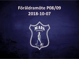 Frldramte P 0809 2018 10 07 Agenda Ledarstab