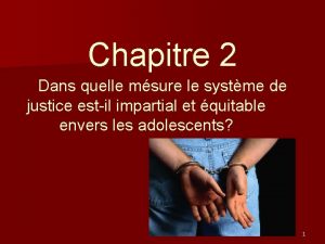 Chapitre 2 Dans quelle msure le systme de