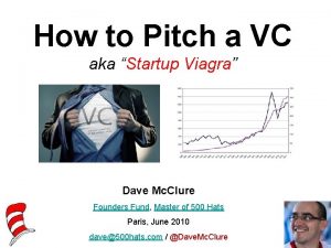 How to Pitch a VC aka Startup Viagra