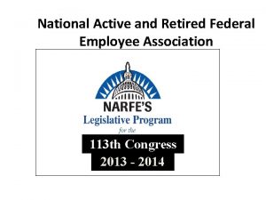 National Active and Retired Federal Employee Association 113