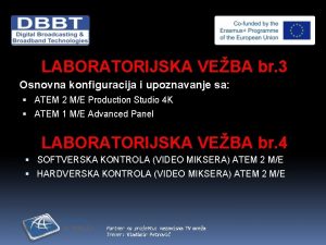 LABORATORIJSKA VEBA br 3 Osnovna konfiguracija i upoznavanje