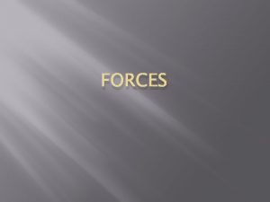 FORCES Mechanics KINEMATICS Describes motion DYNAMICS The forces