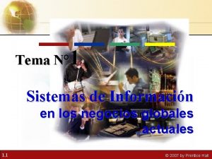 Tema N 1 Sistemas de Informacin en los