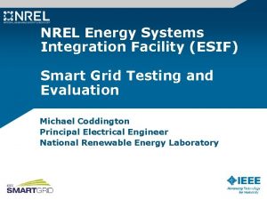 Energy systems integration facility Energy systems integration facility