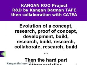 KANGAN ROO Project RD by Kangan Batman TAFE