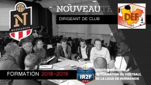 DIRIGEANT DE CLUB FORMATION 2018 2019 Depuis 20162017