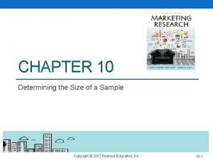 CHAPTER 10 Determining the Size of a Sample
