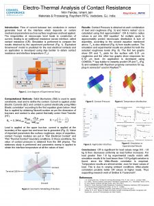 ElectroThermal Analysis of Contact Resistance Nitin Pandey Ishant