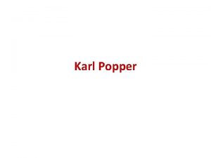 Karl Popper Popper 1902 1994 Viena Austria Familia