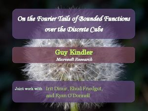On the Fourier Tails of Bounded Functions over