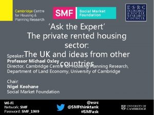 Ask the Expert The private rented housing sector