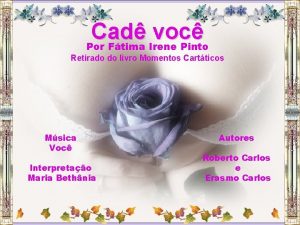 Cad voc Por Ftima Irene Pinto Retirado do