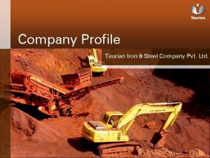 Company Profile Taurian Iron Steel Company Pvt Ltd