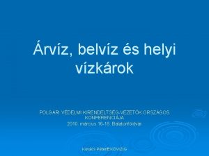 rvz belvz s helyi vzkrok POLGRI VDELMI KIRENDELTSGVEZETK