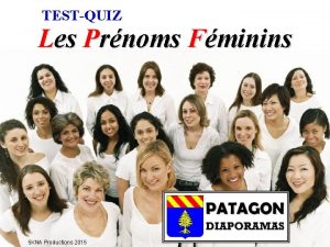 TESTQUIZ Les Prnoms Fminins 5 KNA Productions 2015