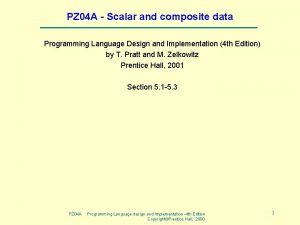 PZ 04 A Scalar and composite data Programming