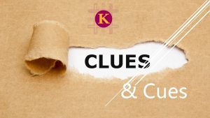 Cues AN INTRODUCTi ON Clues Cues are 6