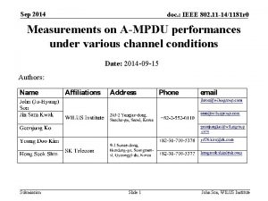 Sep 2014 doc IEEE 802 11 141181 r