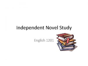 Independent Novel Study English 1201 The Maze Runner