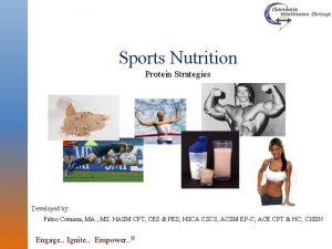 Sports Nutrition Protein Strategies Developed by Fabio Comana