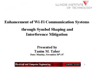 Enhancement of WiFi Communication Systems through Symbol Shaping