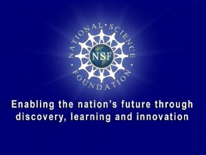 NSF Draft Strategic Plan for Data Data Analysis