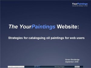 Your Paintings Discover the Paintings You Own The