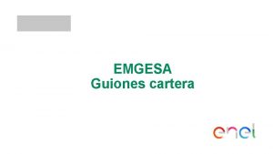 EMGESA Guiones cartera Contenido 1 Guin SMS 2