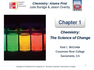 Chemistry Atoms First Julia Burdge Jason Overby Chapter