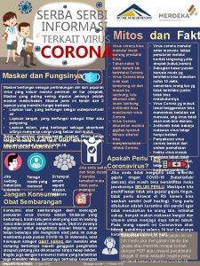 SERBA SERBI INFORMASI TERKAIT VIRUS Mitos CORONA dan