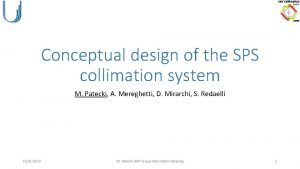 Conceptual design of the SPS collimation system M