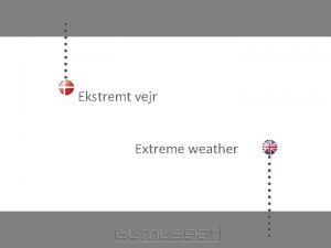 Ekstremt vejr Extreme weather Verdens vilde vejr Jorden