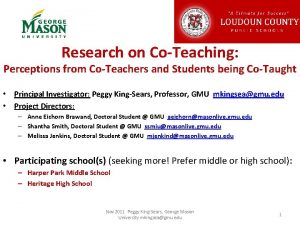 Research on CoTeaching Perceptions from CoTeachers and Students